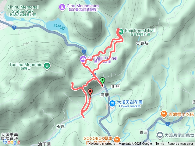 百吉步道總督府古道預覽圖