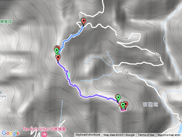 西關刀山南峰、東南峰、東南南峰、東南東峰