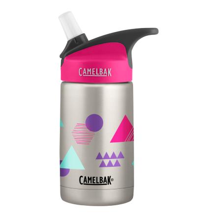 CamelBak 350ml eddy兒童吸管保冰/溫水瓶 幾何圖形1