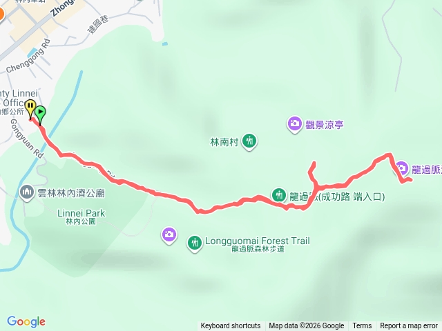 龍過脈步道