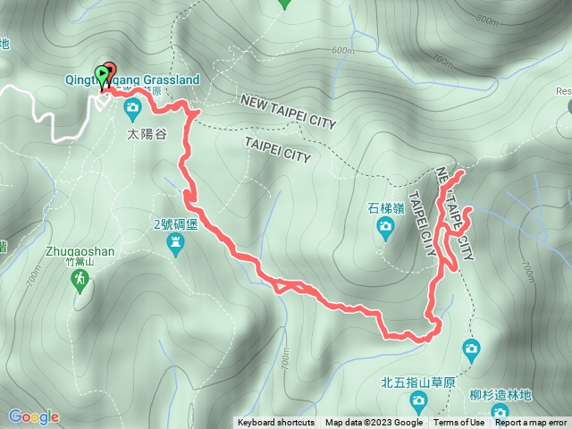 擎天崗-內雙溪-石梯嶺下草原