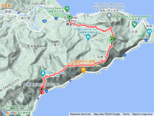 雪山尾稜十連峰縱走