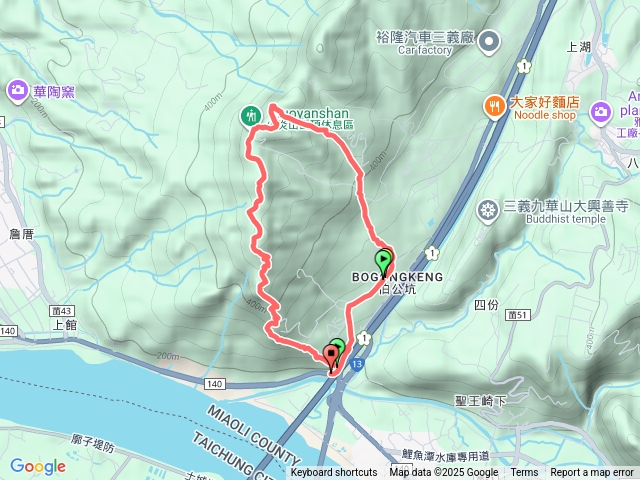 火炎山北鞍大O繞