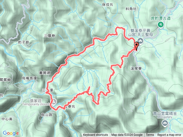 保成坑口-藤寮坑古道-溪尾寮古道-張家莊-北勢溪古道O形