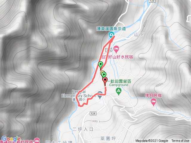 蓬萊溪護魚步道