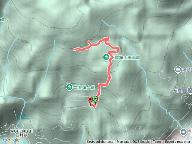 五峰旗主峰-礁溪農場登山口預覽圖
