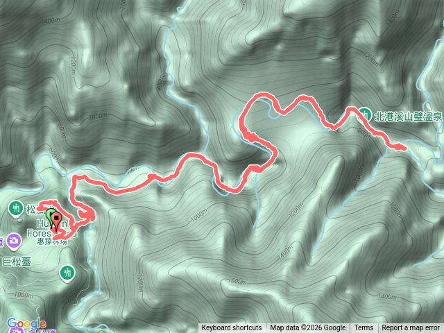 南投惠蓀林場杜鵑林步道+北港溪一線天峽谷步道