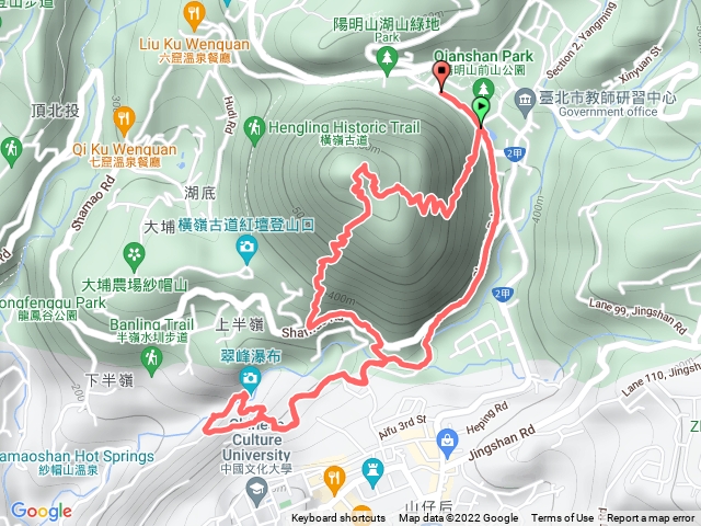 紗帽山連走翠峰湖