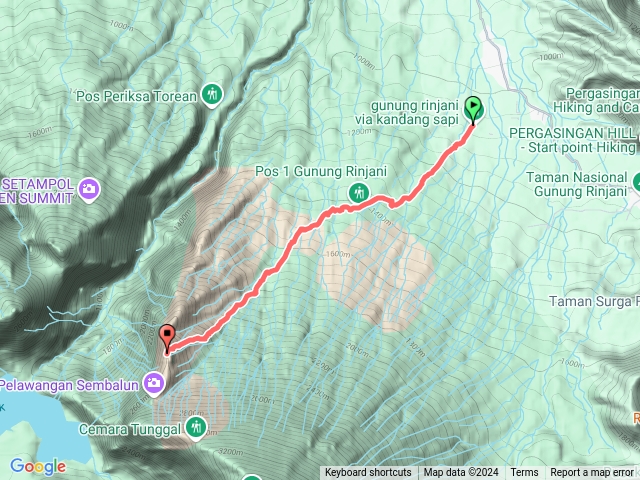 林賈尼火山 (Mt.Rinjani) 3天2夜 day1