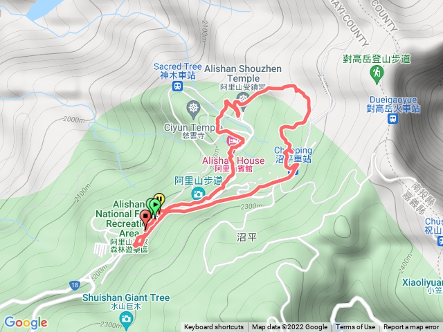 嘉義阿里山小車旅遊
