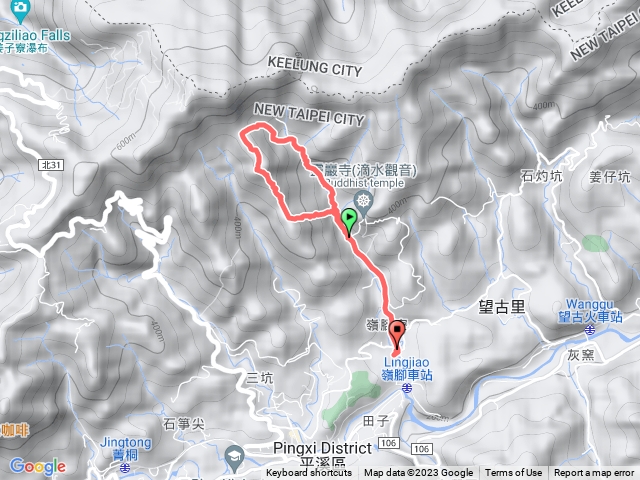 20230316平溪嶺腳真長山姜南山稜線