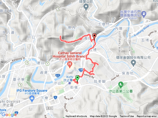 汐止錦峰山 五堵獅頭山