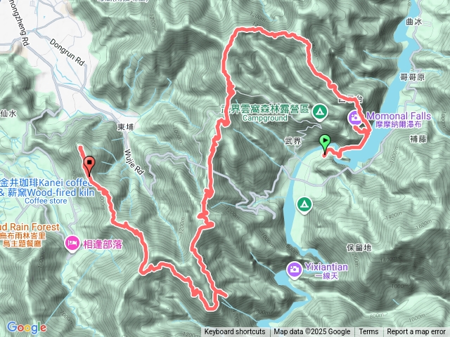 20251228 四于台-獅凸魯-武界-水頭谷-水頭山S型預覽圖
