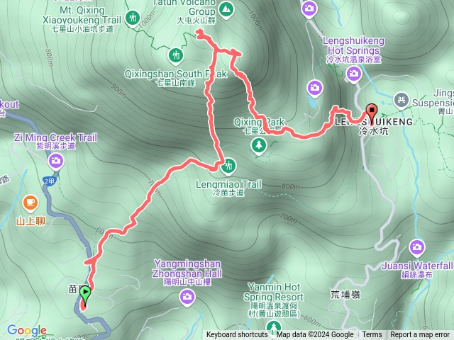 七星山步道冷水坑5K3H預覽圖