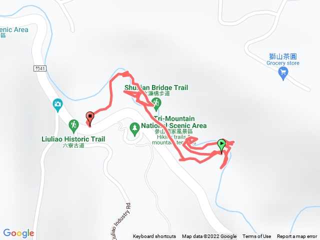 水濂洞、水濂橋步道