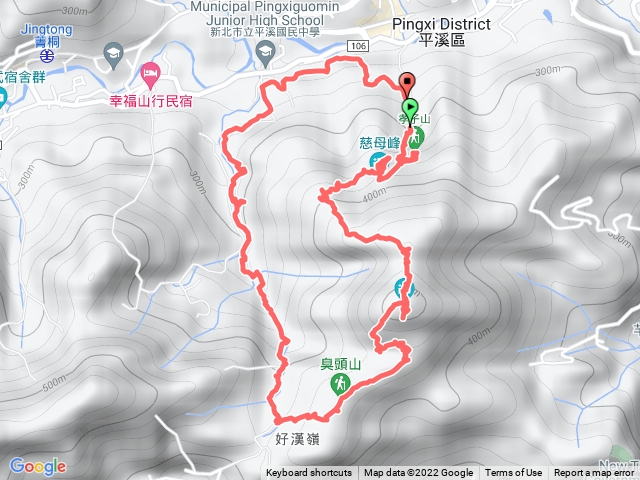 孝子山慈母峰普陀山中央尖臭頭山