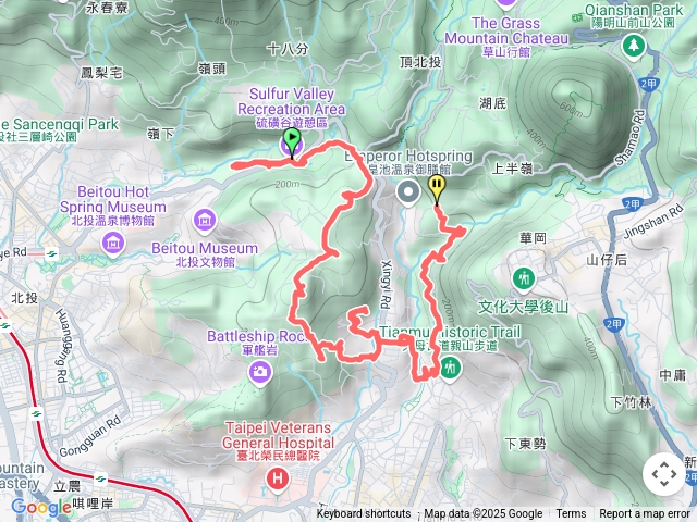 20250419硫磺谷-磺溪山北峰263m-磺溪山東北峰269m-磺溪山280m-磺溪山南峰150m-磺溪山東南峰133m-磺溪山東峰144m-鑛物課20-紗帽路馬場