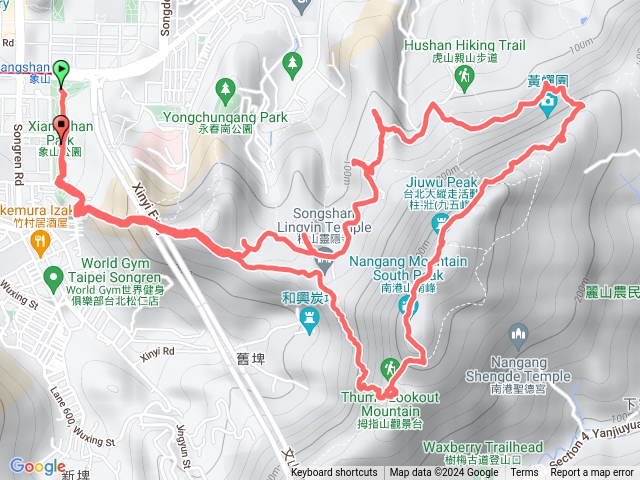 臺北四獸山+姆指山+95峰