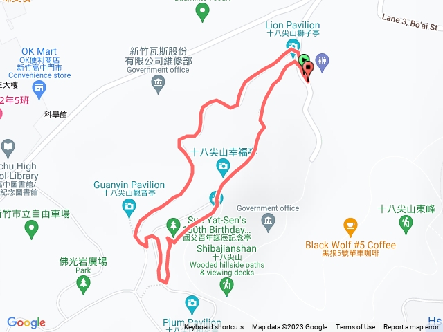 小百岳集起來-十八尖山步道