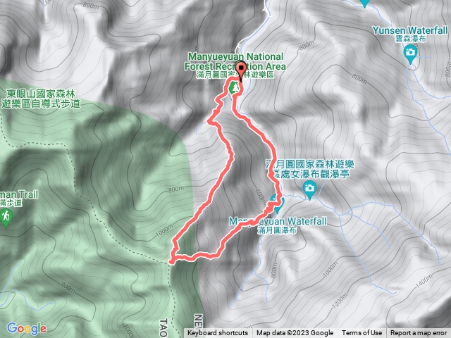 啦卡山，滿月圓O型