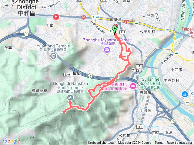 外挖子山-南勢角山（烘爐地山）