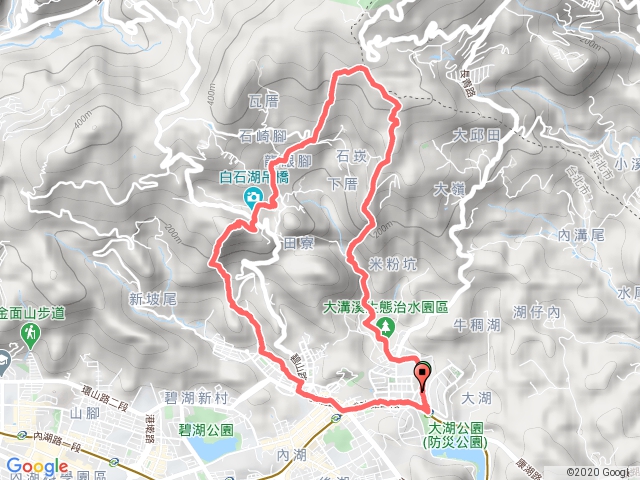 大湖北稜3山繞忠勇山環回