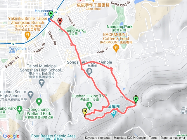 麗山橋步道虎山自然步道預覽圖