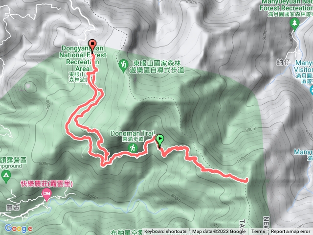 東滿步道(啦卡山)