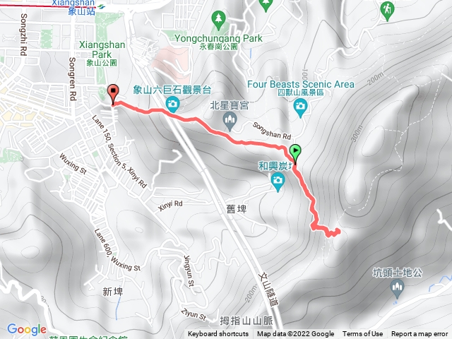 四獸山+拇指山