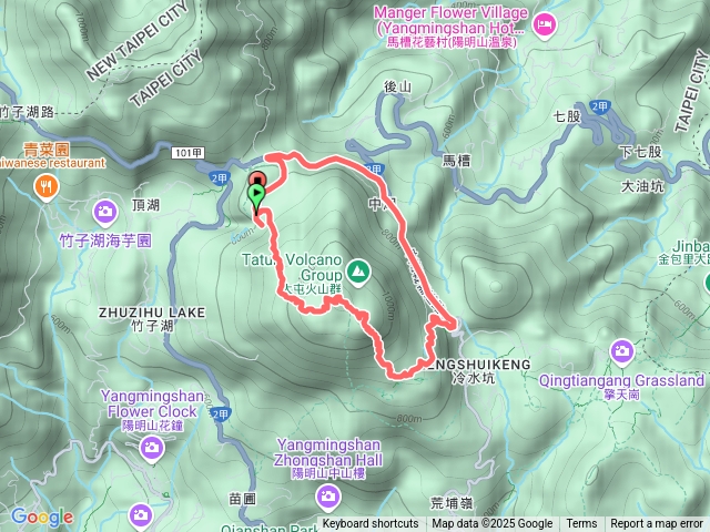 七星小油坑到冷水坑