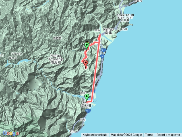 115/1/24-2蘇花改和平溪-（北上）谷風隧道-觀音隧道-南澳北溪-沿南澳南溪（武塔-橫山-金洋）-換搭8人座-金洋林道4.3K-御恩山山腳南澳濶葉林保留區管理站預覽圖