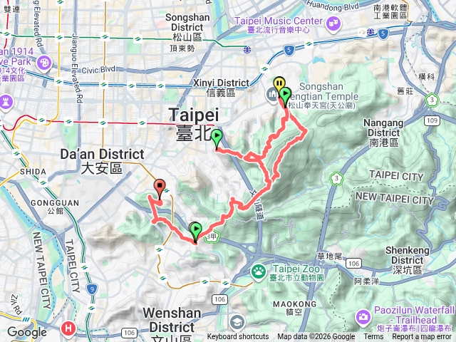 象山-九五峰-四獸山-富陽生態公園