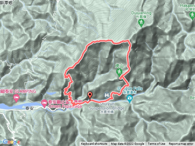 水雲三星只-虎龍二星縱走