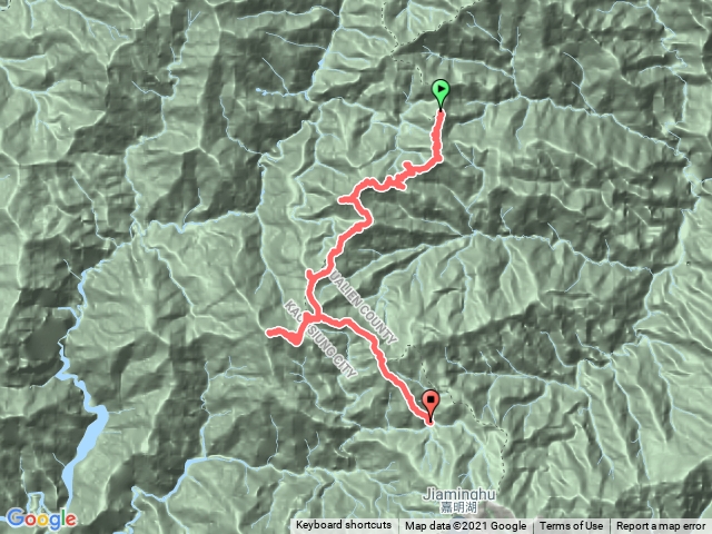 南二段逆走撿山頭高山268深度之旅