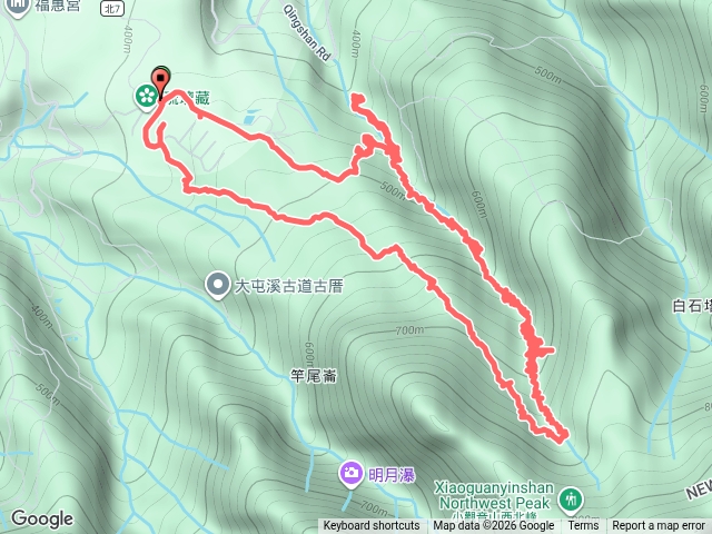 2026/7/18阿丁勘查～茄苳坑古道～八連溪河畔步道～圓柳古道岔口折回～台北鄉城0型