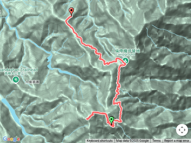 西巒大山雙龍林道上下