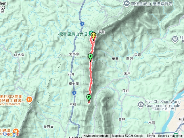 烏山崎步道-王爺崙山