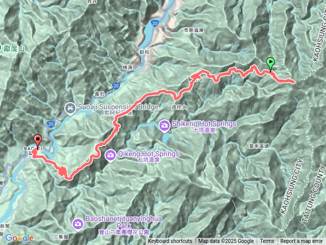 小關山至寶來國中預覽圖