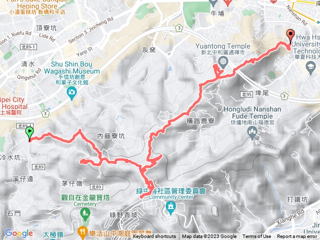 2023-05-27_內冷水坑山-青龍嶺-清水大尖山-二尖山-五尖山-牛埔頭山-百年土地公-玉皇宮-圓通寺-長壽嶺-外南勢角山-國勝國強嶺