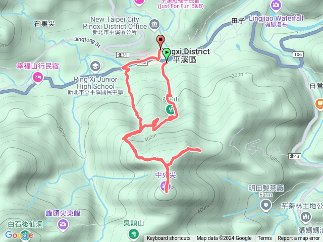 孝子山, 慈母峰, 普陀山, 紫萊山, 平溪中央尖預覽圖