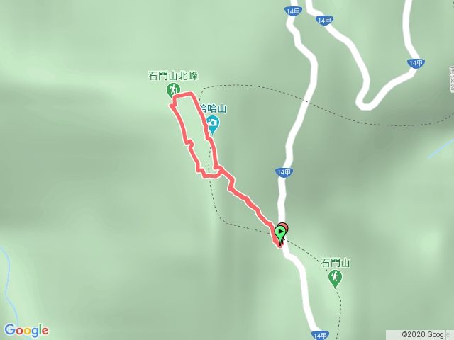 南投縣仁愛鄉哈哈山、石門山北峰