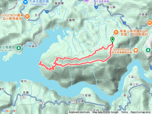 枕頭山-枕頭山西峰-薑母島(大O）