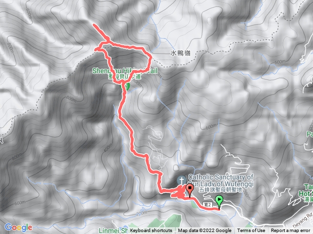 巴唐古道、三角崙山、聖母登山步道(抹茶山)