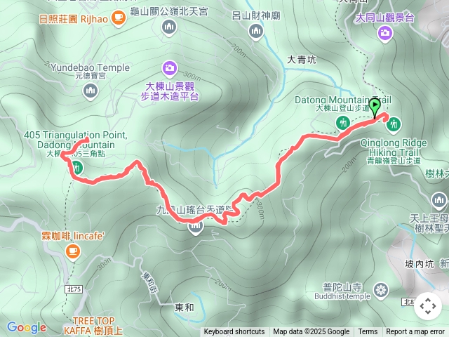 大棟山登山步道+（原路往返）