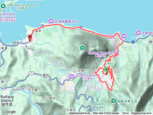 金瓜石 走一線天 三疊橋 黃金博物館 報時山預覽圖
