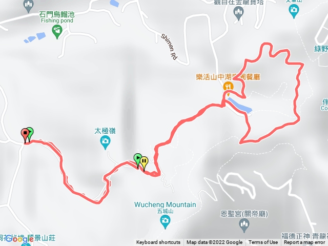 70登山口-山中湖-繞湖一大圈-原路折返