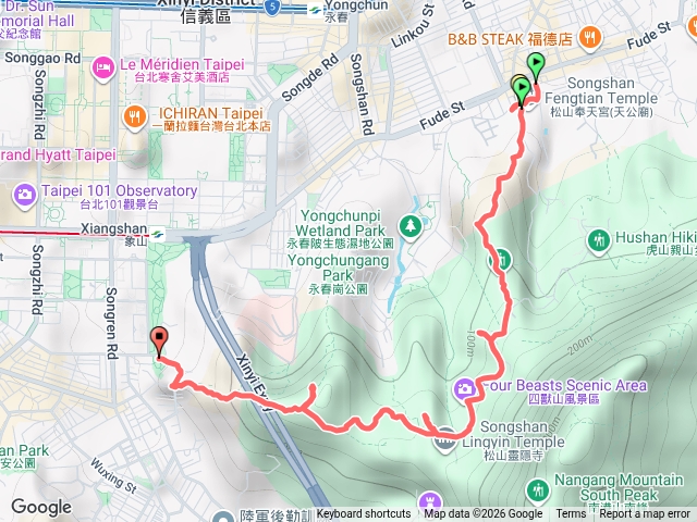 四獸山夜爬