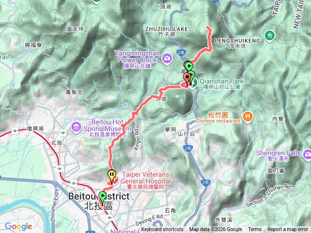 捷運石牌站直上七星山預覽圖