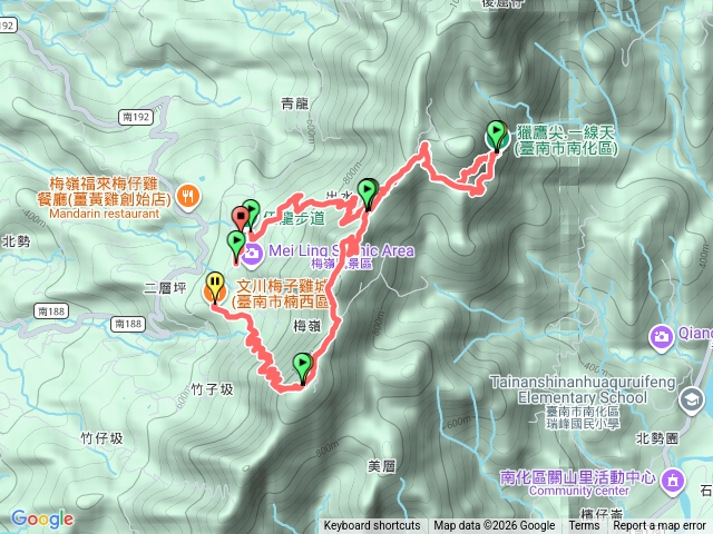 竹子尖山（獵鷹尖、一線天）O遶預覽圖