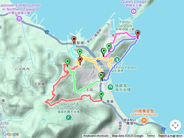 萬里玉田古道、北八斗山、神主嶺古道、野柳里步道、駱駝峰連稜、神主嶺隧道、金益記煤礦